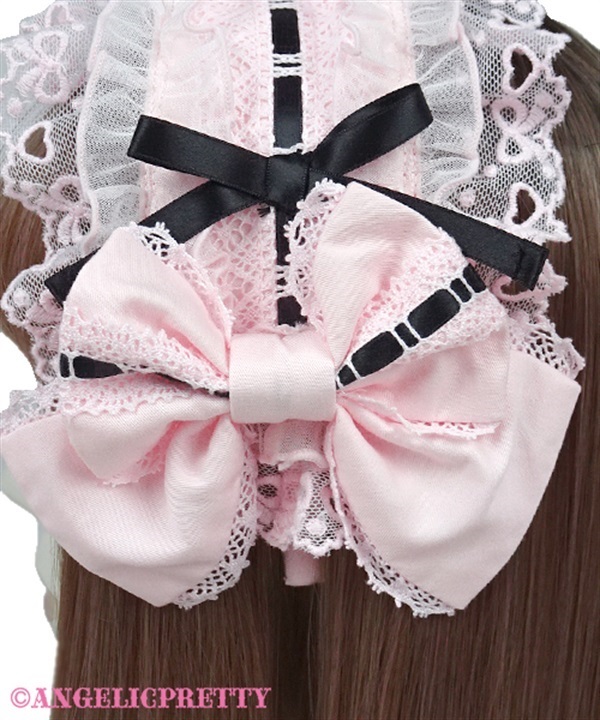 Heart Headbow - Black
