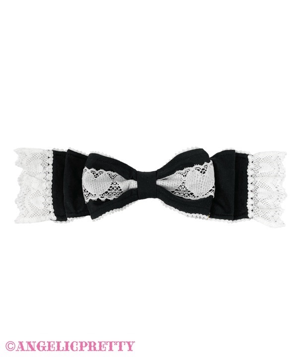 Heart Heroine Headdress - Black