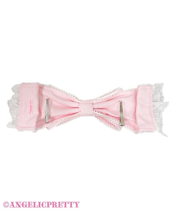Heart Heroine Ribbon Headdress - Wine