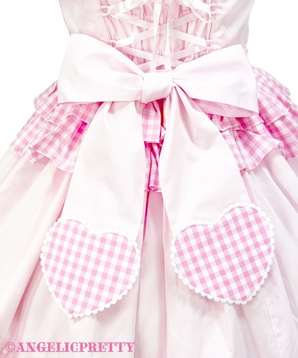 Heart Picnic Jumperskirt - Pink - Click Image to Close