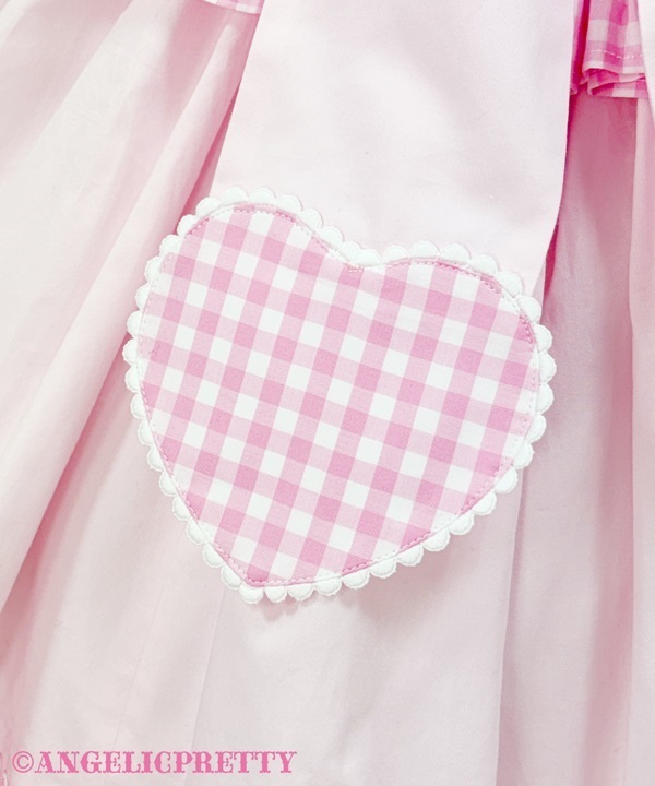 Heart Picnic Jumperskirt - White - Click Image to Close