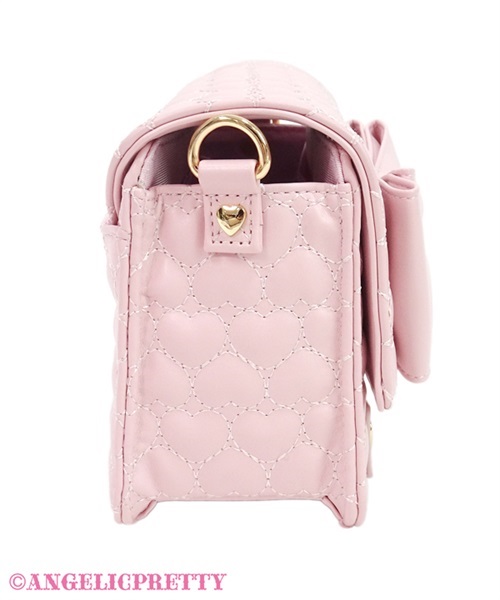 Heart Quilted Pochette - Sax
