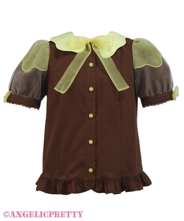 Honey Bears Cafe Blouse - Brown