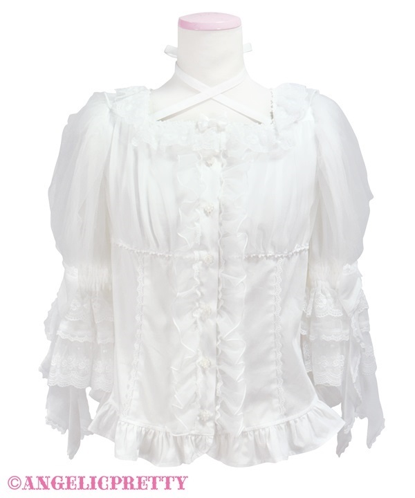 Into a Dream Blouse - White