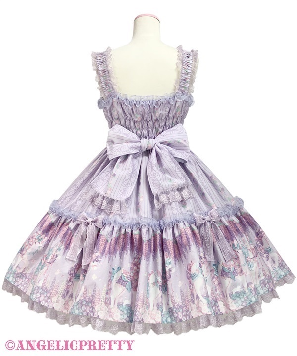 Into a Dream Carnival Shirring Jumperskirt - Pink [262PJ05-020722