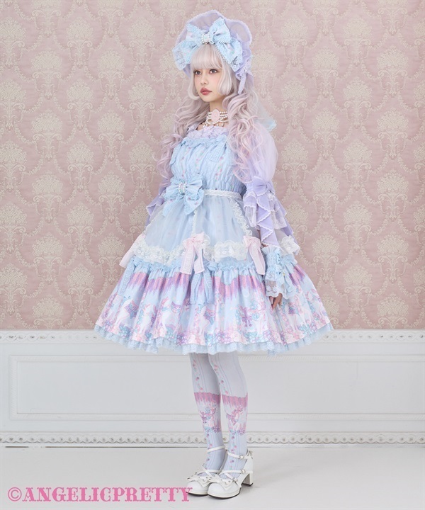 Into a Dream Carnival Shirring Jumperskirt - Pink [262PJ05-020722
