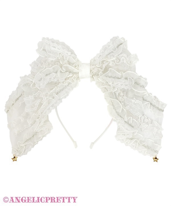 Into a Dream See Through Headbow - Ivory