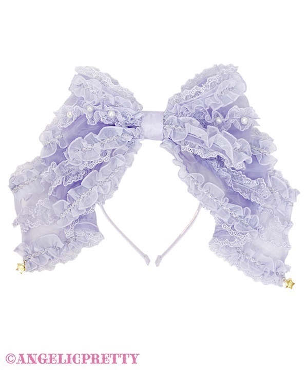 Into a Dream See Through Headbow - Lavender