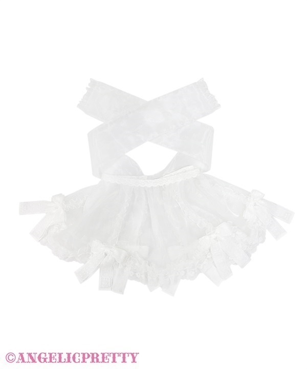 Into a Dream See Through Peplum - White