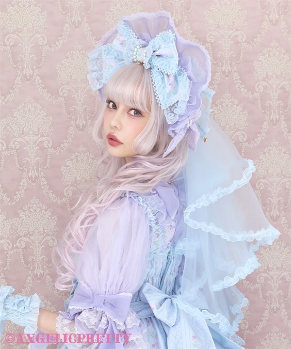Into a Dream See Through Veil Barrette - Lavender [262KH05-110676