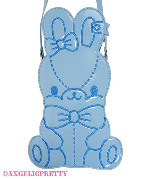 Jelly Candy Lyrical Shoulder Bag - Sax - Click Image to Close