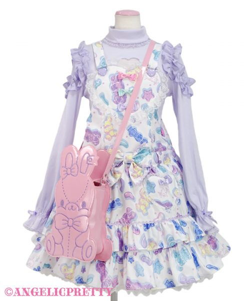 Jelly Candy Lyrical Shoulder Bag - Sax