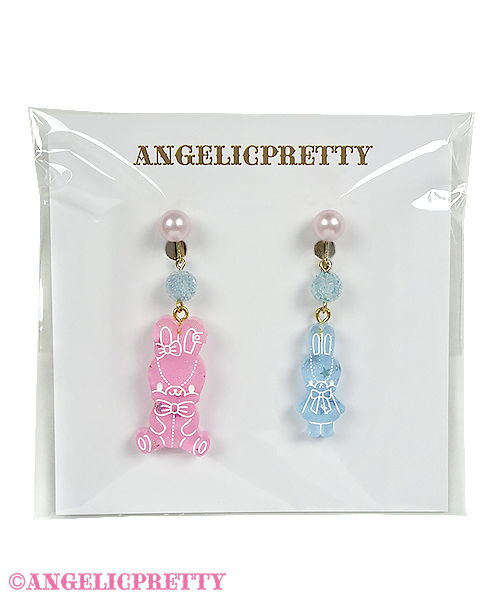Jelly Candy Toys Clip On Earring - Mint