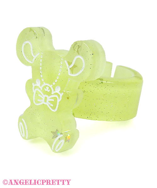Jelly Candy Toys Ring - Yellow