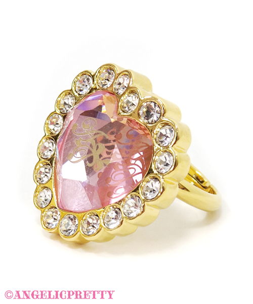 Jewelry Heart Ring - Pink