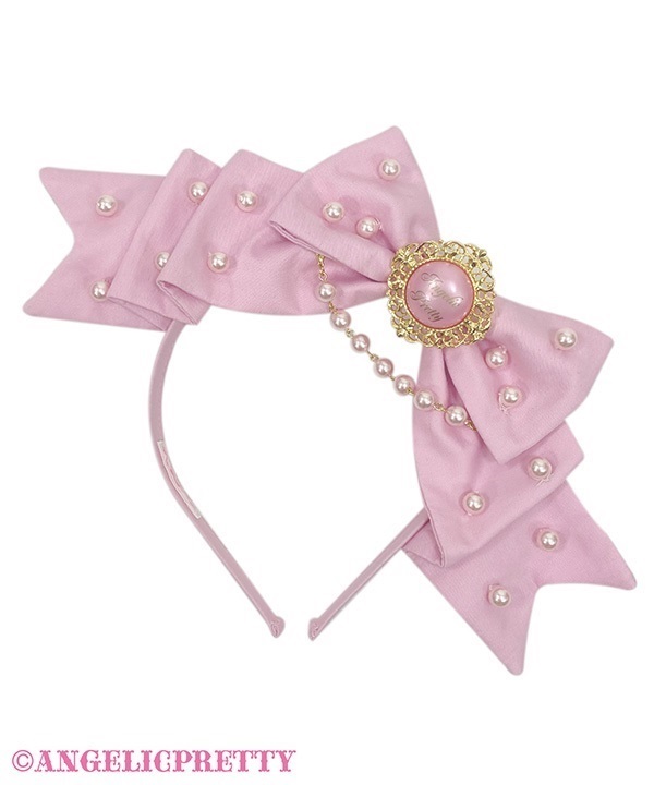 Kimagure Dolly Ribbon Headbow - Pink