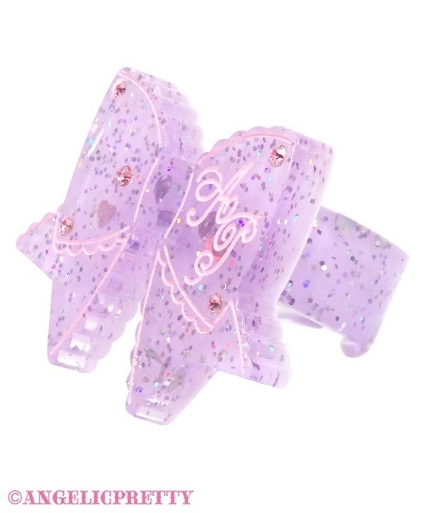 Kirameki Ribbon Ring - Lavender