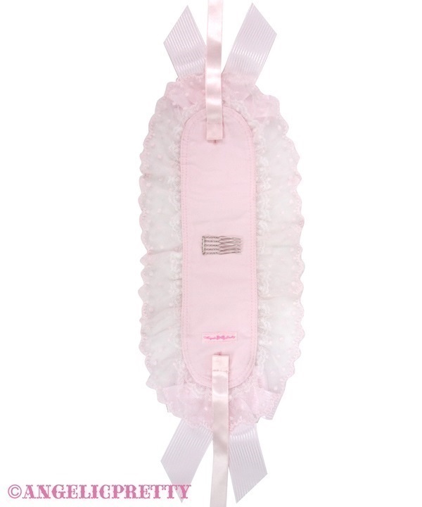 Lace Heart Charm Rose Lace Head Dress - Wine