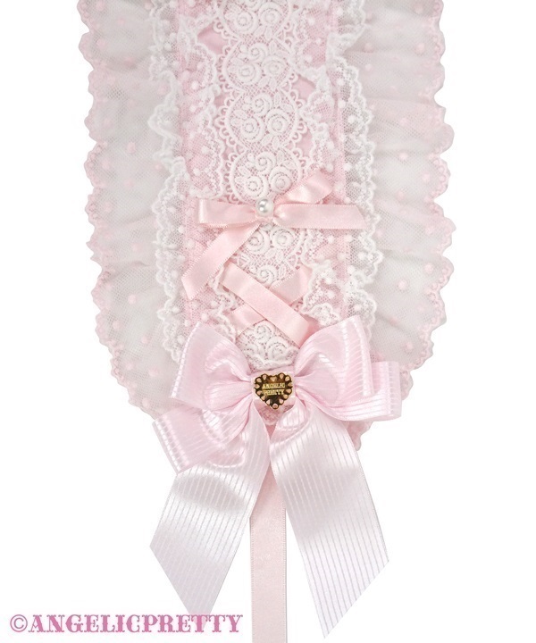 Lace Heart Charm Rose Lace Head Dress - Wine