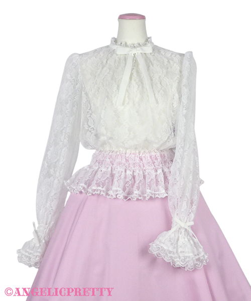 Lacy Girl Blouse - White