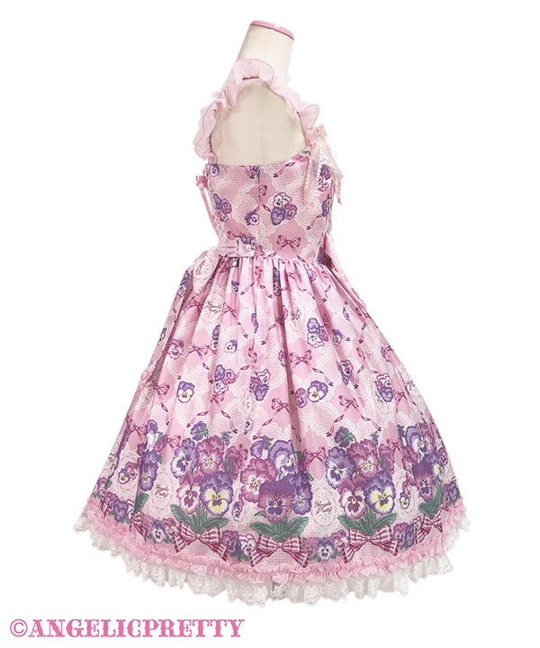 Lacy PansyクリップSet ラベンダー Lacy Pansy Clip Set by Angelic Pretty