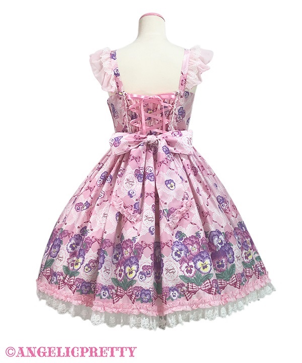 Lacy PansyクリップSet ラベンダー Lacy Pansy Clip Set by Angelic Pretty
