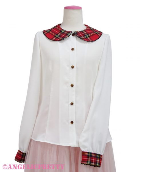Library Blouse - Red