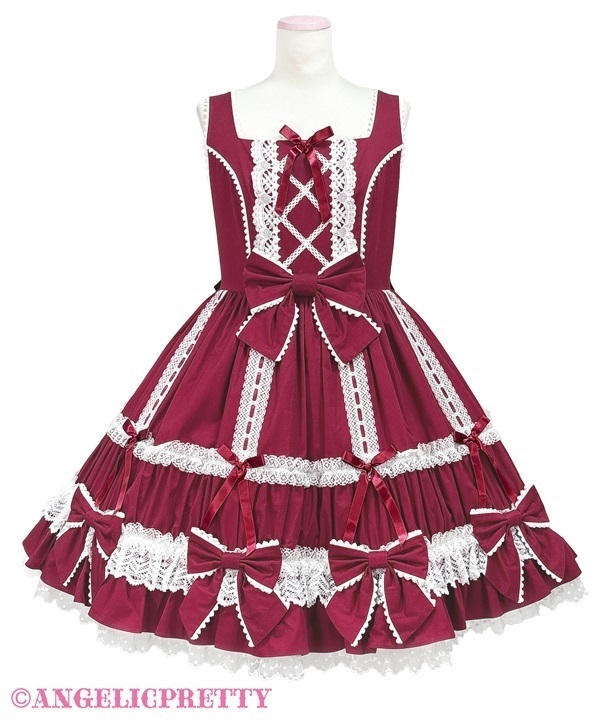 Little Doll Jumperskirt - Wine