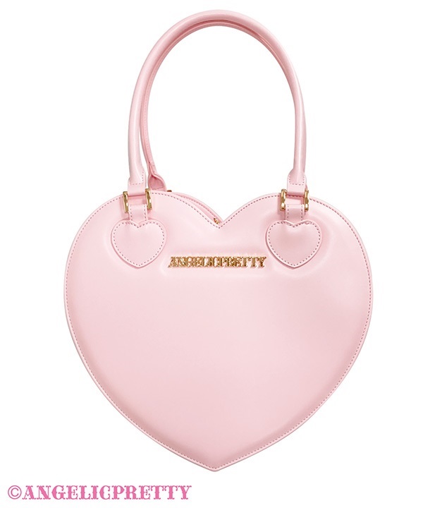 Love Heart Tote Bag - Pink