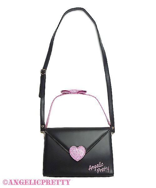 Lovely Love Shoulder Bag - Black