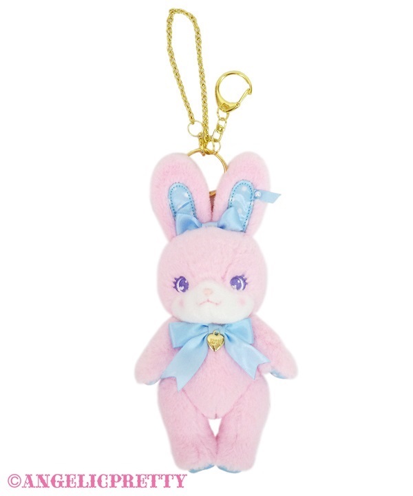 Lovely Lyrical Bunny Plush Charm - Pink