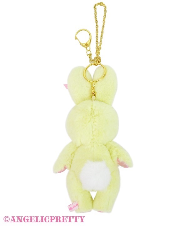 Lovely Lyrical Bunny Plush Charm - Pink