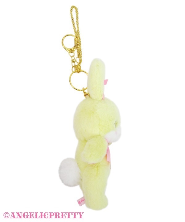 Lovely Lyrical Bunny Plush Charm - White