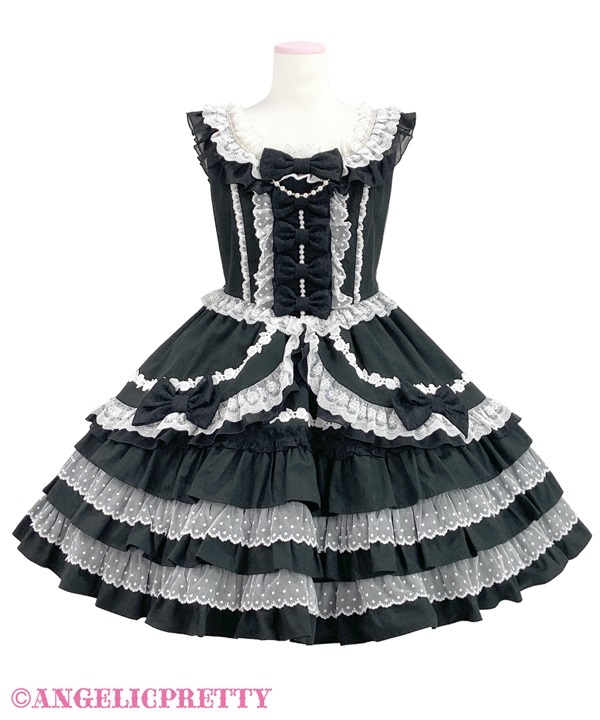 Lovely Princess Jumperskirt - Black