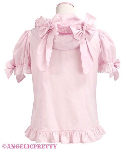 Lovely Bunny Blouse - White x Pink - Click Image to Close