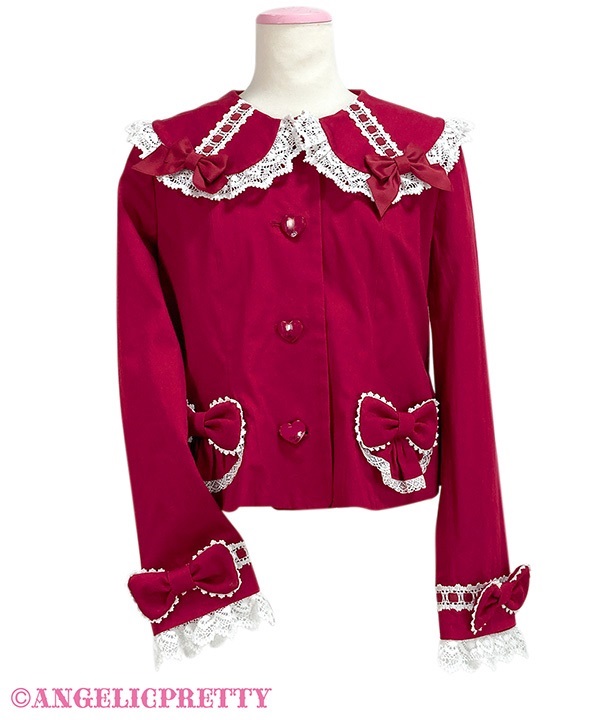Lovely Ribbon Jacket - Wine