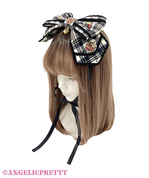Lyrical Bunny College Ribbon Headdress - Ivory