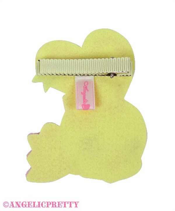 Lyrical Bunny Face Clip - Pink