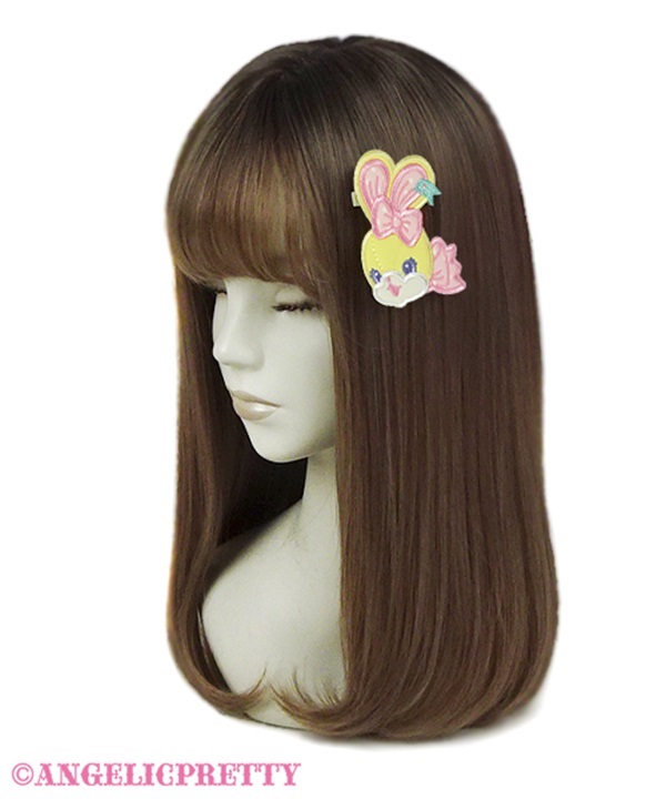 Lyrical Bunny Face Clip - Pink