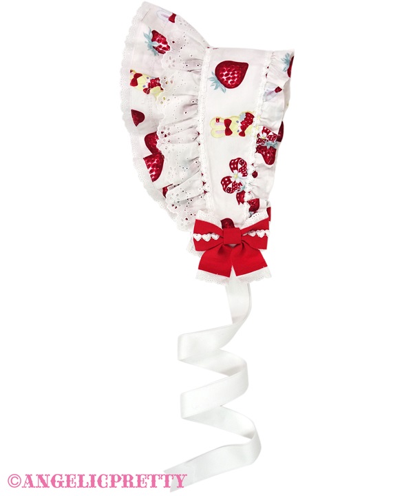 Lyrical Bunny Parlor Half Bonnet - White