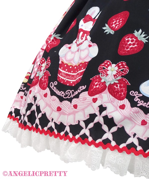 Lyrical Bunny Parlor Skirt - White [232PS03-010126-wh] - $294.00