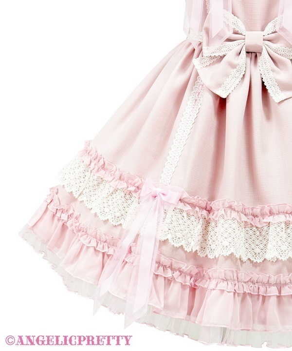 Macaron Frill Jumperskirt - Sax - Click Image to Close