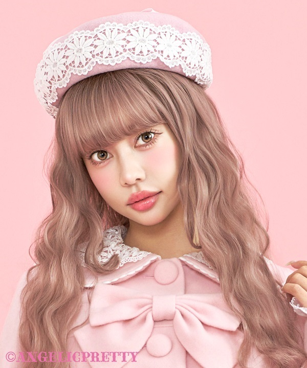 Madonna Ribbon Beret - Pink