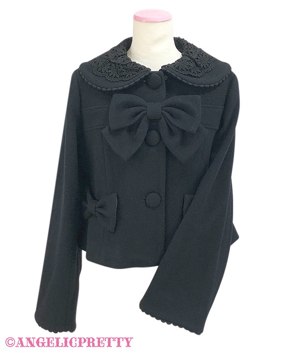 Madonna Short Coat - Black