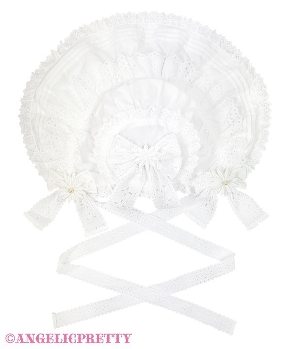 Margaret Dream Bonnet - White