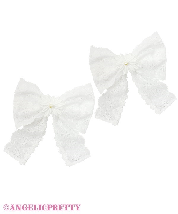 Margaret Dream Clip Set - White