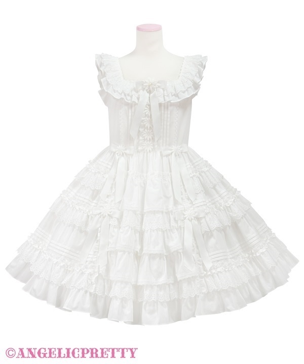 Margaret Dream Jumperskirt - White