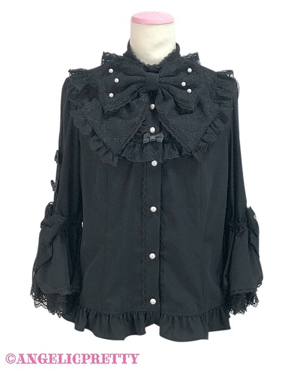 Masquerade Princess Blouse - Black