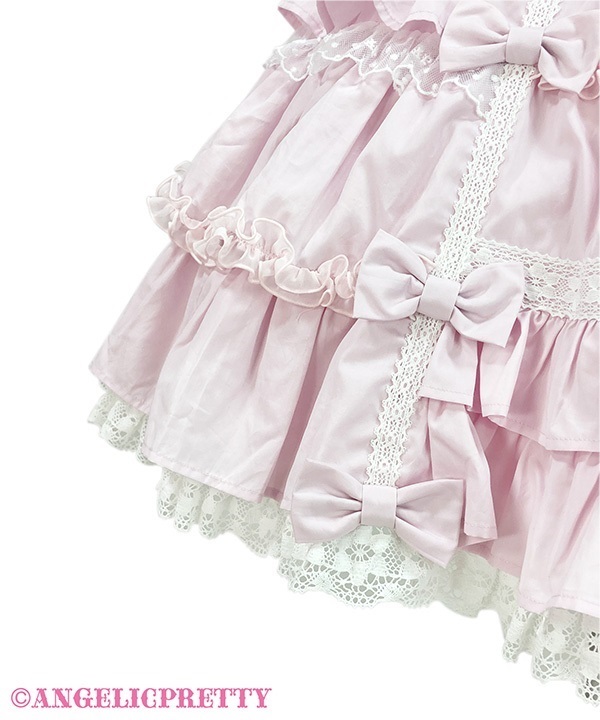 Melody Frill Jumperskirt - Pink - Click Image to Close