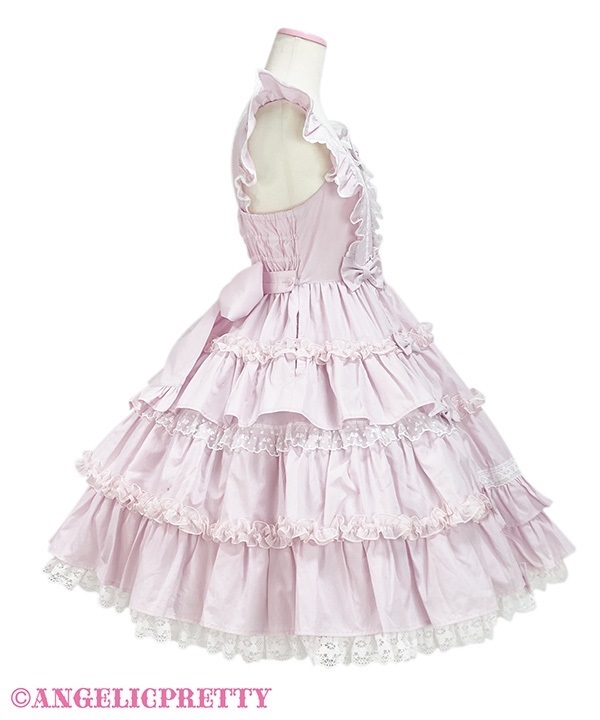 Melody Frill Jumperskirt - Pink - Click Image to Close